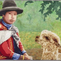 Peruvian-Girl-with-Llama
